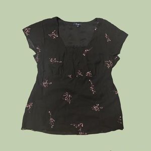 🌥️reitman tied float floral top